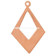 Copper Marquise Cut-Out Blank Single